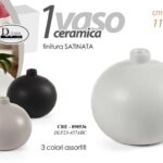 VASO CERAMICA FIORI VASETTO MINI CENTROTAVOLA EVENTI SEGNAPOSTO 10 cm