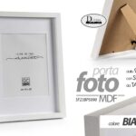CORNICE PORTAFOTO DA PARETE TAVOLO FOTO MODERNO CLASSICO LEGNO BIANCO 30*21 cm
