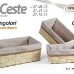 3 CESTE SET PORTAOGGETTI ACCESSORI CREMA VIMINI RATTAN PVC CUCINA BAGNO 37-31-27