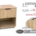 COMODINO Moderno Cassettiera CAMERA DA LETTO UFFICIO ROVERE Chic 40*30*h45CM