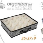 ORGANIZER CASSETTI 12 POSTI SCATOLA CONTENITORE Biancheria ARMADIO MIR 35*27*9cm