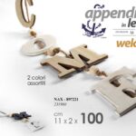 APPENDINO DA PARETE LEGNO WELCOME DECORAZIONE MARINA MARE NAUTICO ASSORT 100 CM