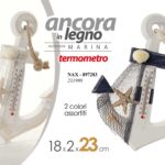 ANCORA DECORATIVA CON TERMOMETRO APPENDINO MURO PARETE MARE PESCI MARINA 23*18