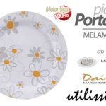 PIATTO DA PORTATA VASSOIO DOLCI BUFFET CATERING MELAMINA MARGHERITE 40 CM