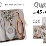 QUADRO STAMPA SU TELA Canvas LEGNO VASI NATURA SEMI MORTA COLOR ASSORT 45*45 cm