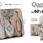 QUADRO STAMPA SU TELA Canvas LEGNO VASI NATURA SEMI MORTA COLOR ASSORT 60*60 cm