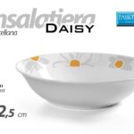 Insalatiera design margherite moderna ciotola tavola porcellana scodella 22,5 cm