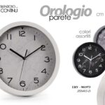 OROLOGIO DA PARETE TONDO MODERNO VINTAGE SILENZIOSO COLOR ASSORTITO P ABS 31*4cm
