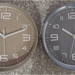 OROLOGIO DA PARETE TONDO MODERNO CLASSICO VINTAGE SILENZIOSO ASSORTITO ABS 26*6