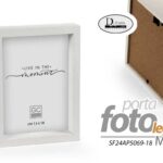 CORNICE PORTAFOTO DA PARETE TAVOLO FOTO MODERNO CLASSICO LEGNO M BIANCO 15*10 cm