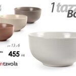 Tazza colazione bolo cereali latte tazzone moderno ceramica color chic as 455 ml