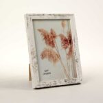 CORNICE PORTAFOTO DA TAVOLO FOTO MODERNO CLASSICO BIANCO ANTICATO VINTAGE 15*10