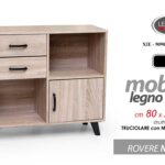 MOBILETTO SALVASPAZIO MODERNO BASSO LIBRERIA CASSETTIERA ARMADIETTO h70*80*30cm