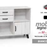 MOBILETTO SALVASPAZIO MODERNO BASSO LIBRERIA CASSETTIERA ARMADIETTO h70*80*30 cm