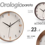OROLOGIO DA PARETE TONDO MODERNO VINTAGE SILENZIOSO ABS ELEGANTE ASSORTITO 23cm