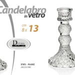 EMY/P.CANDELA VETRO 8*8*12,5CM J4223158C