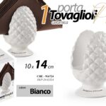 PORTATOVAGLIOLI PIGNA DA TAVOLO CERAMICA STIL SICILIA CLASSICO MODERNO 14*10 cm