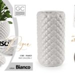 VASO PIGNA ALTO CERAMICA PIANTE FIORI SEGNAPOSTO STIL SICILIA ASS 28*14 cm