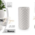 VASO PIGNA ALTO CERAMICA PIANTE FIORI SEGNAPOSTO STIL SICILIA ASS 22*12 cm