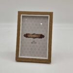 CORNICE PORTAFOTO DA TAVOLO FOTO MODERNO CLASSICO LEGNO MARRONE BOR BIANCO 15*10