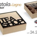 SCATOLA PORTA BUSTINE THE Tè TE TISANE TEA SHOP CIALDE SCATOLINA COFANETTO 24*8