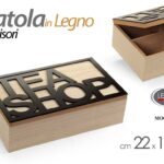 SCATOLA PORTA BUSTINE THE Tè TE TISANE TEA SHOP CIALDE SCATOLINA COFANETTO 22*13