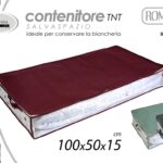 ORGANIZER CONTENITORE Vestiti Lenzuola SOTTOLETTO Coperte SALVASPAZIO 100*50*15