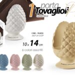 PORTATOVAGLIOLI PIGNA DA TAVOLO CERAMICA STIL SICILIA CLASSICO MODERNO 14*10cm