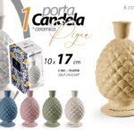 PORTACANDELA PIGNA CERAMICA GIARDINO MATRIMONIO LANTERNA TEALIGHT COLOR 17*10cm