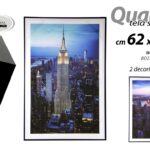 QUADRO STAMPA SU TELA LEGNO Empire State Building NEW YORK COLOR ASSOR 92*62 cm