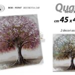 QUADRO STAMPA SU TELA Canvas LEGNO ALBERO PRIMAVERA STAGIONE ASSORTITI 45*45 cm
