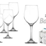 6 CALICI MAXI CALICE ACQUA VINO ROSSO BIANCO BICCHIERI DA TAVOLA BACCO 395 ML