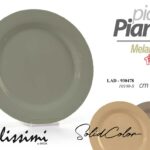 Piatto piano tavola moderno catering buffet melamina infrangibile color as 25 cm
