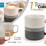 Tazza colazione caffè americano cappuccino mug porcellana 360 ml bcolor 9*10*7