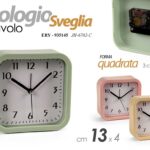 Orologio sveglia tavolo quadrata silenziosa moderna casa ufficio acrilico ass