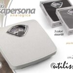 Bilancia pesapersona analogica meccanica bagno moderna 130 kg ass 27x27x6 cm