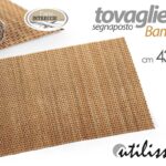 Tovaglietta americana Segnaposto bamboo colazione tavola moderno ass 43x30 cm