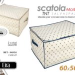 Contenitore morbido biancheria salvaspazio scatola cambio stagione tnt 60*50*35