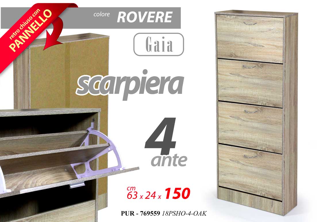 8025569769559 PUR/SCARP 4 GAIA 63*24*150 18PSHO-4-OAK - immagine 1
