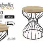 ITU/SGABELLO MET 33*40CM  ZXY18-1747PC-2