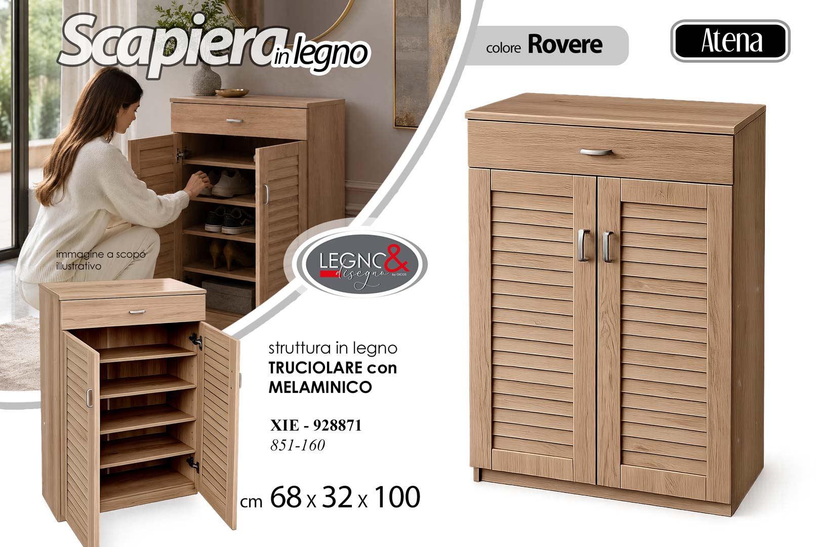 8025569928871 XIE/SCARPIERA 5RIP ROV 68*32*100 851-160 - immagine 1