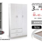 XIE/ARMADIO 3+2 BIANC 90*42*180 4883-001