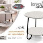 DOU/TAVOLINO 2RIP BCOLEG 45*45  E513-13A