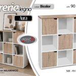 XIE/LIBRERIA BICOLOR 89,2*30*93  6113-BC