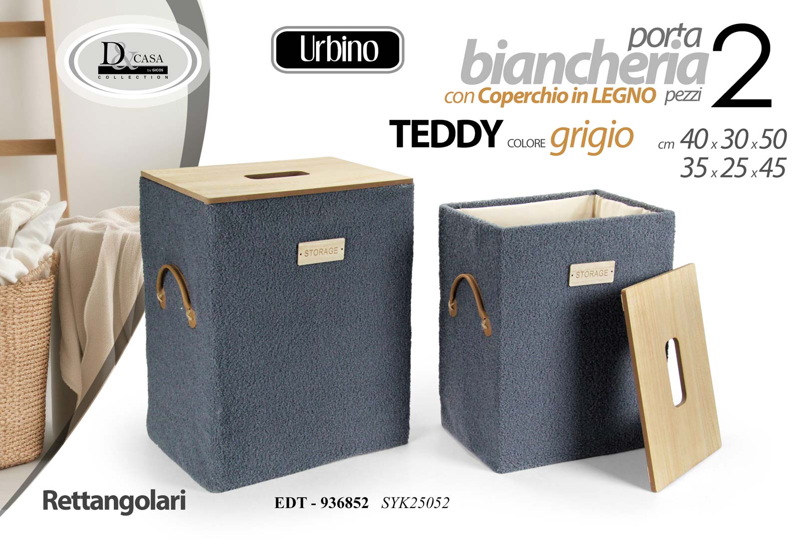 8025569936852 EDT/S/2 P.BIANCH.RET TEDDY GRIG SYK25052 - immagine 1