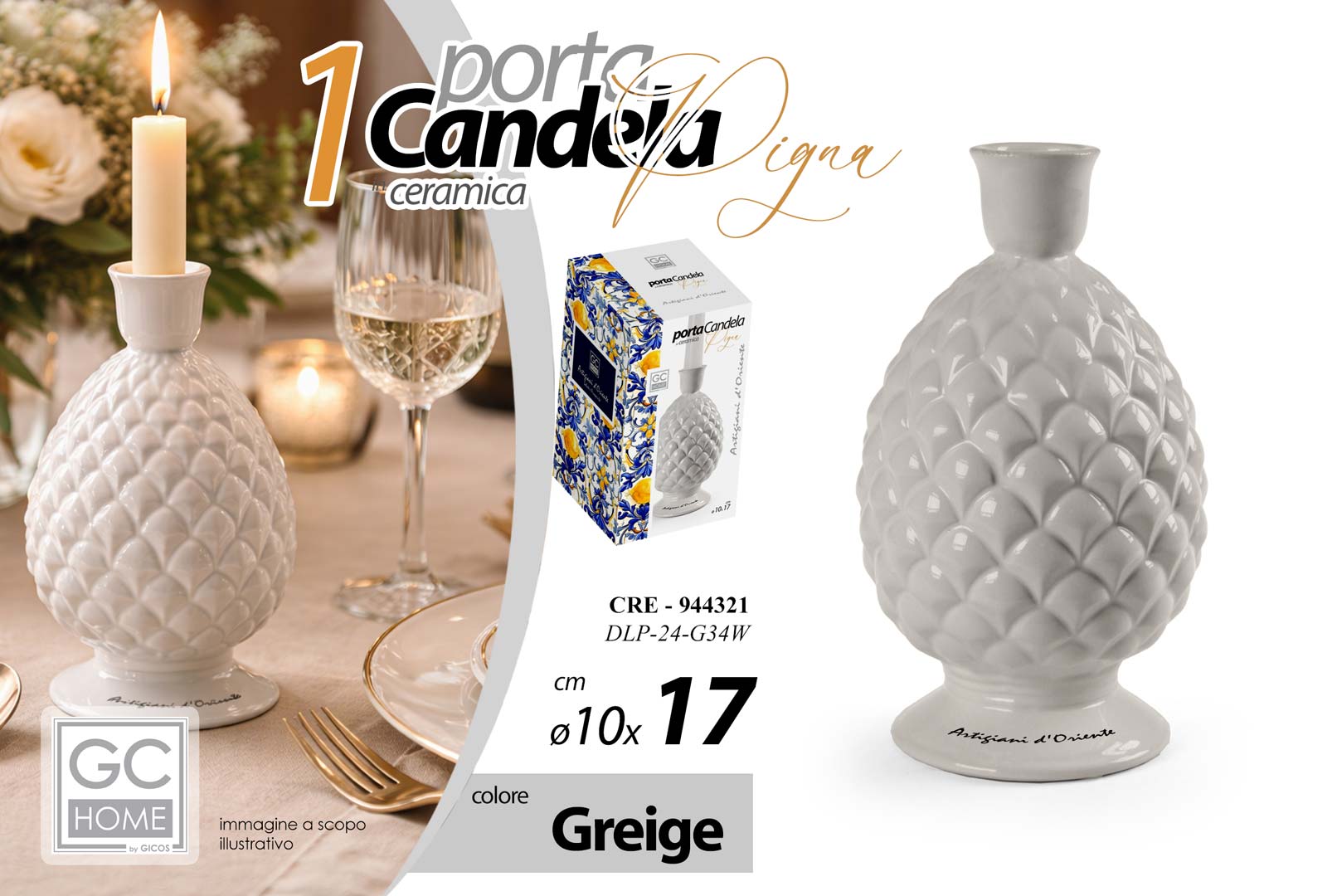 8025569944321 CRE/P.CANDELA PIGN.GREIG 10*17 DLP24G34W - immagine 1