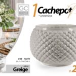 CRE/CACHEPOT PIGNA GRE 28*19 DLP24G29W-1