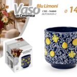 CRE/VASO BLU LIMONI 14*14*14 DLP26G02D-2