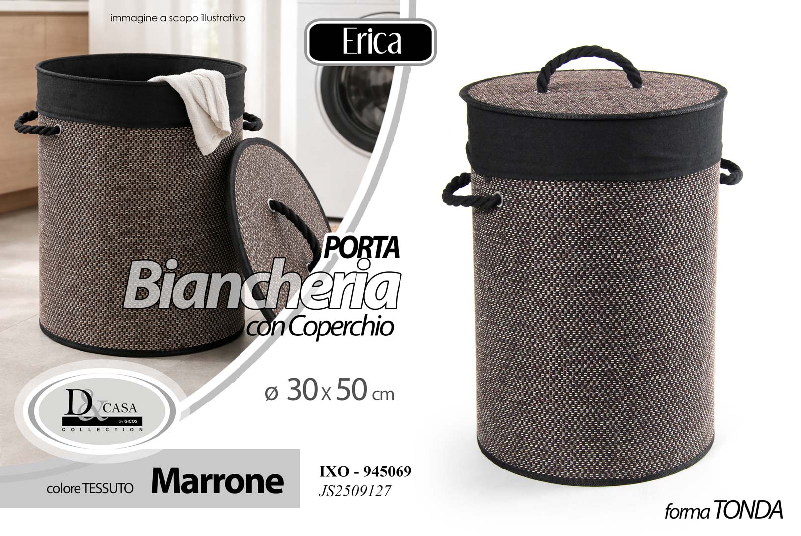 8025569945069 IXO/P.BIANCHERIA TONDA 35*50 JS2509127 - immagine 1