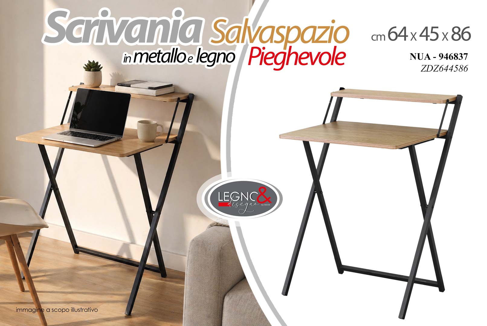 8025569946837 NUA/SCRIVAN.RICHIUDIB 64*45*86 ZDZ644586 - immagine 1